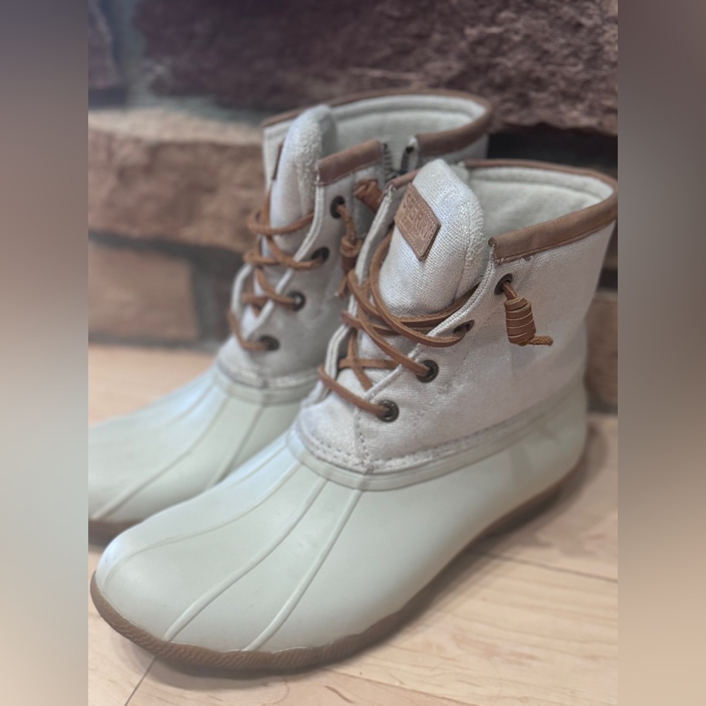 Sperry Top-Sider Saltwater Rain Boots STS83234 Waterproof Size 7.5